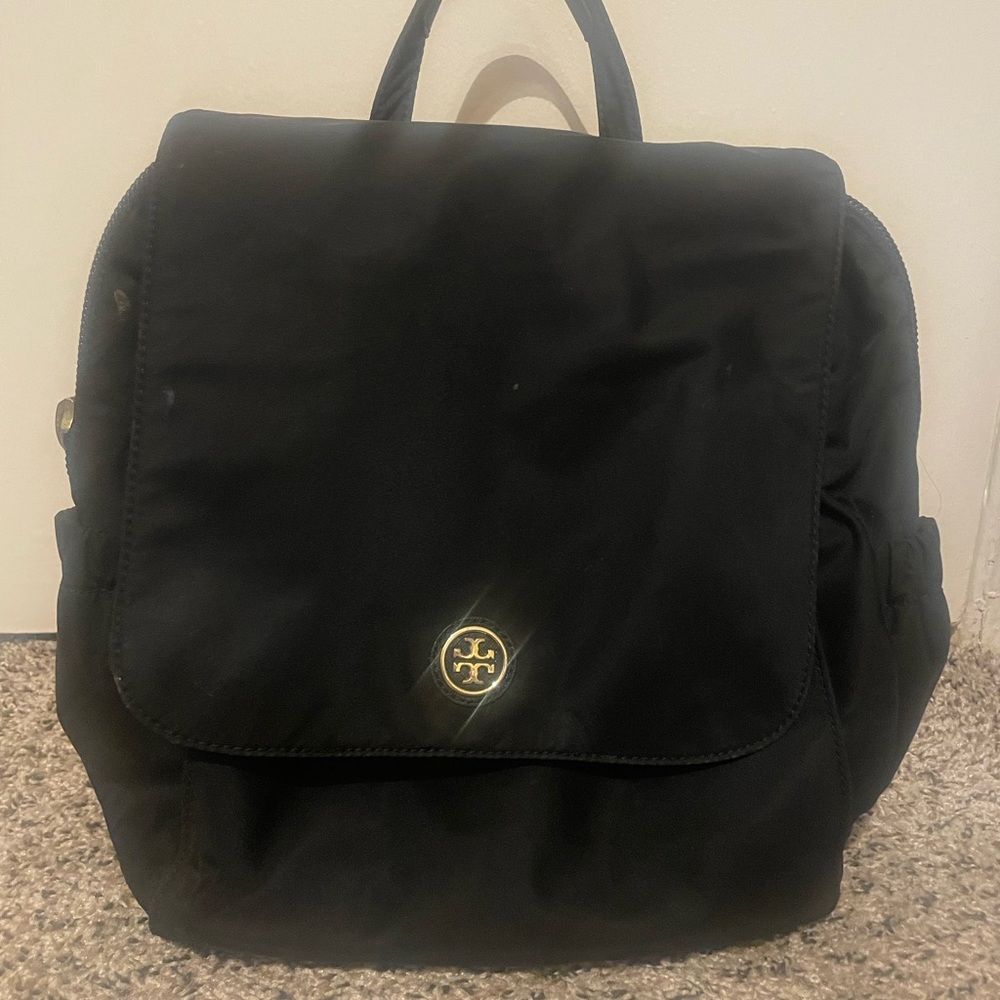 Tory Burch Nylon Backpack Black